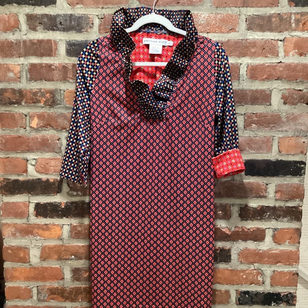 Gretchen Scott Ruffneck Dress